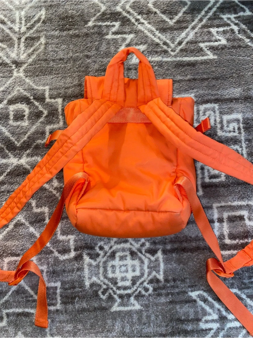 Vera Bradley Utility Orange Mini Backpack